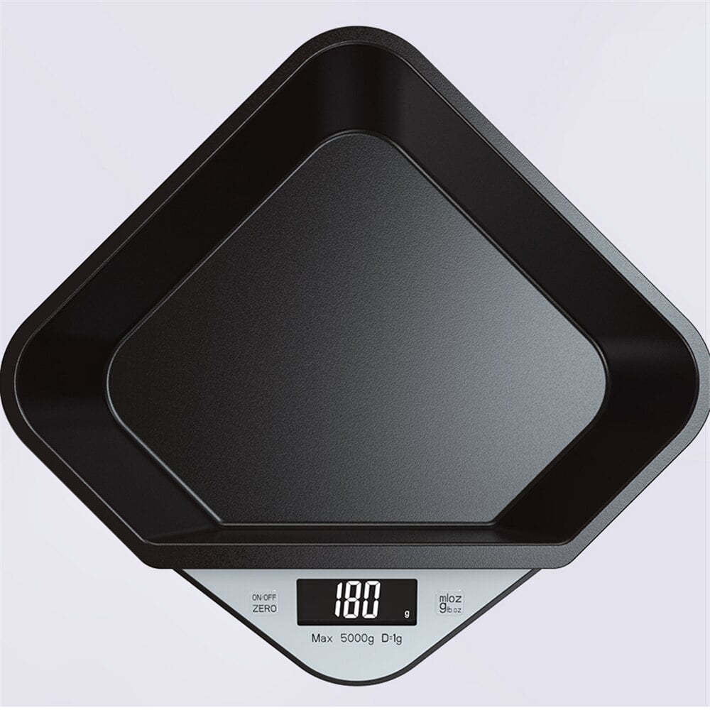Aiouniya Electronic Kitchen Scale Digital Coffee Scale Pet Scale Cat Dog Food Scale Household Smart Scale With Tray 5kg 1g 10kg 1g Other