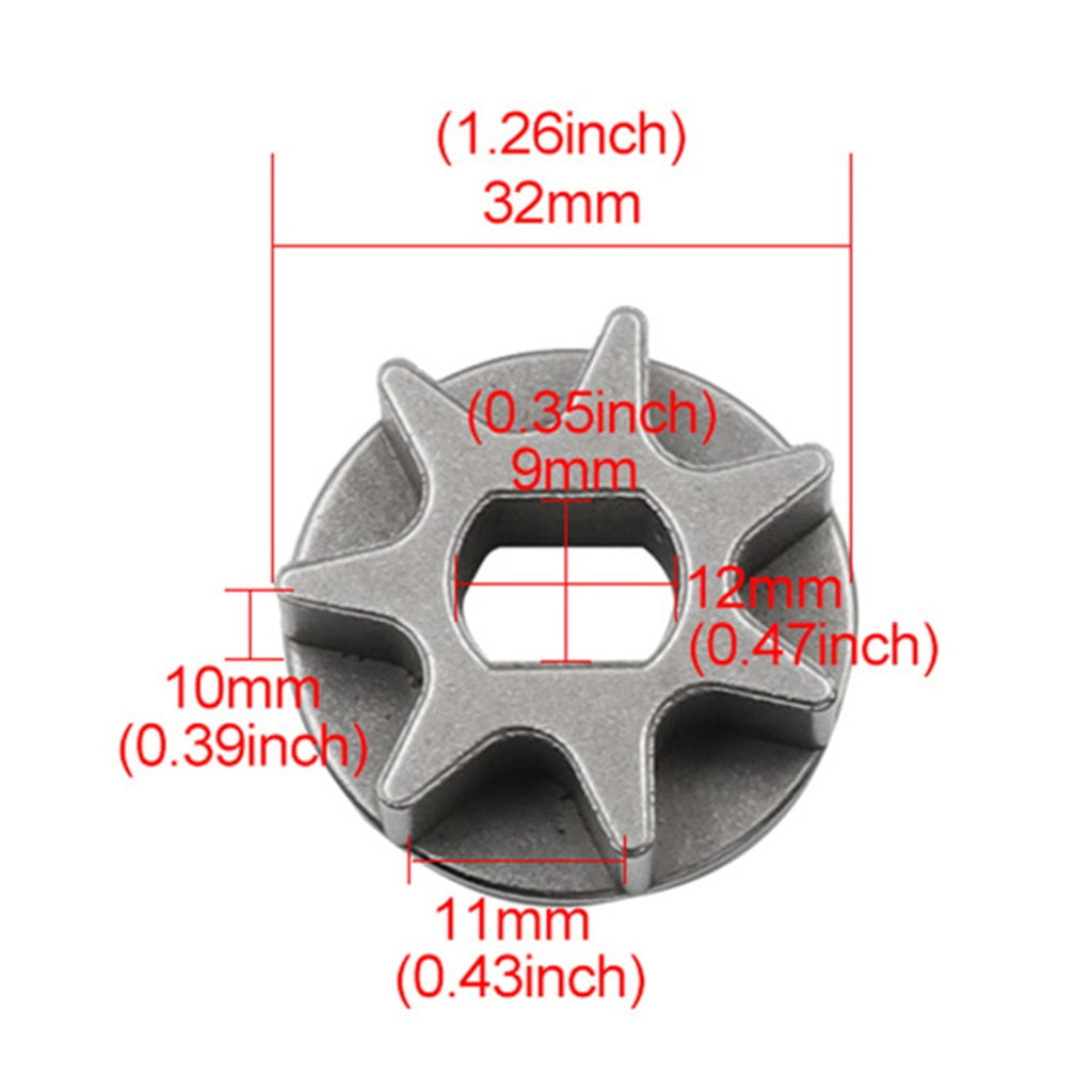 Gear Sprockets Drive Replace Sprocket Gear Asterisk 3/6/7 Teeth