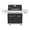 6 Burner Duel Fuel Grill Black, variant on Nexgrill 4-Burner Dual Fuel Gas Grill with Side Burner and Griddle Insert, 627 SQ In Total Cooking Space, 59,000 BTUs Output, BBQ Grill Perfect for Outdoor Gatherings - 720-0958HE