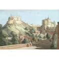 thumbnail image 2 of Paul Sandby 18x13 Black Ornate Wood Framed Double Matted Museum Art Print Titled - Windsor Castle- the Round Tower, Royal Court and Devil's Tower from the Black Rod, 2 of 5