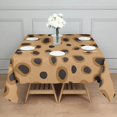thumbnail image 3 of Beige and Black Of Leopard Print Square Tablecloth,Waterproof Square Table Cover,Wipeable Spillproof Washable Table Cover for Home Kitchen Party Decor 52"x52"(132x132cm), 3 of 6