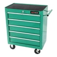 thumbnail image 5 of Tool Cabinet, 5 Drawer Tool Chest, Tool Storage Cabinet for Garage Storage with 4 Wheels and Locking System, GREEN, Green Tool Storage Cabinet,Metal Rolling Tool Cabinet, 5 of 8