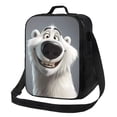 thumbnail image 1 of Vsdgher Smiling Polar Bear Pattern Reusable Lunch Box, Insulated Lunch Bag Thickened Thermal Leakproof Lunch Tote Bag for Adult Office & Travel Picnic, 1 of 7