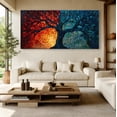 thumbnail image 6 of Large Canvas Wall Art for Living Room - Colorful Tree of Life Canvas Prints, Modern Abstract Nature Painting Wall Decor for Bedroom Kitchen Home Office, 6 of 7