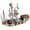 Siege Pirate Ship (About 705pcs), variant on SALYWEE Pirate Ship Building Block Model, Nautical Adventure DIY Kit, Desk Decoration Perfect Gift for Adult Hobbyists