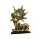 thumbnail image 1 of Reloj de mesa con estatua de animal, reloj decorativo para estante, decoración de mesa, escultura de estante Oso, 1 of 9