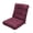 Beaujolais, variant on Outdoor Chair Cushions Set of 2, 42x21x4 Inch Patio Cushion for Dining/Rocking Chairs, High Back Soft Seat Pad with Ties Navy