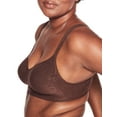 thumbnail image 2 of Women's Bali 3463 Comfort Revolution Wirefree Bra (Warm Cocoa Brown Swirl 40DD), 2 of 9