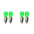 thumbnail image 2 of Toystoory 2 piezas de luz de válvula de bicicleta de montaña, lámpara de tapa de neumático de bicicleta de carretera, motocicleta, coche, Verde 2piezas, 2 of 6