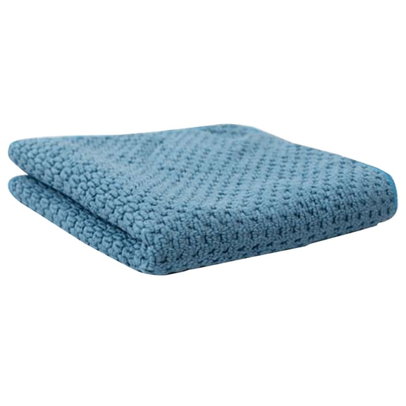 1Pc Microfiber Cleaning Cloth, 11.8inch Soft Absorbent Cloth with Unique Corn Grain Texture, Lint-Free Cleaning Rags, Streak-Free Cleaning Towels, Dusting Cloth for Home, Window, Glass, Car