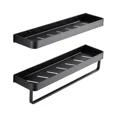 thumbnail image 5 of Estante de baño sin perforaciones, estante de pared para cocina y baño con toallero, estante de almacenamiento portátil, accesorios de baño, 5 of 5