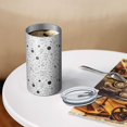 thumbnail image 3 of 20oz Coffee Tumblers White Black Cat Planet Star Moon Pattern Stainless Steel Vacuum Insulated Travel Tumbler Coffee Cups Mug with Lid and Straw with Cleaning Brush for Cold & Hot Drinks, 3 of 5