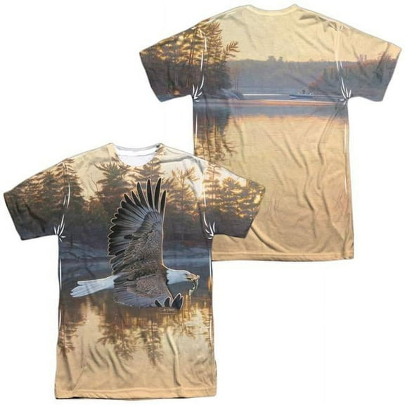 Wild Wings - Gone Fishing (Front/Back Print) - Short Sleeve Shirt - Large