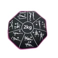 thumbnail image 1 of Bolsa de arena con mancuernas blandas de 2 kg para fitness, gimnasio en casa, entrenamiento de fuerza y ​​yoga. Rosa roja, 1 of 8