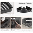 thumbnail image 2 of 2 Piezas Estante Para Baño Esquinero Regadera Cocina Modelo Negro, 2 of 4