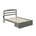 thumbnail image 7 of Full Bed with Drawer - Coastal Cottage Style Grey Bedroom Furniture, 7 of 7