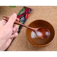 thumbnail image 2 of Handmade Japanese Style Wooden Soup, Kitchen Cooking Soup Teaspoon with Tied Line on Handle, 2 of 3