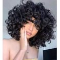 thumbnail image 1 of Casco de peluca de fibra química MACHAO peluca corta alta temperatura, 1 of 5