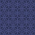 thumbnail image 1 of Ahgly Company Machine Washable Indoor Square Transitional Royal Blue Area Rugs, 6' Square, 1 of 7
