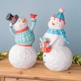 thumbnail image 3 of Melrose International LLC Snowman (Set of 2) 12.75"H, 14"H Resin, 3 of 5