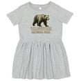 thumbnail image 3 of Inktastic Yellowstone National Park Bear Illustration Girls Toddler Dress, 3 of 5
