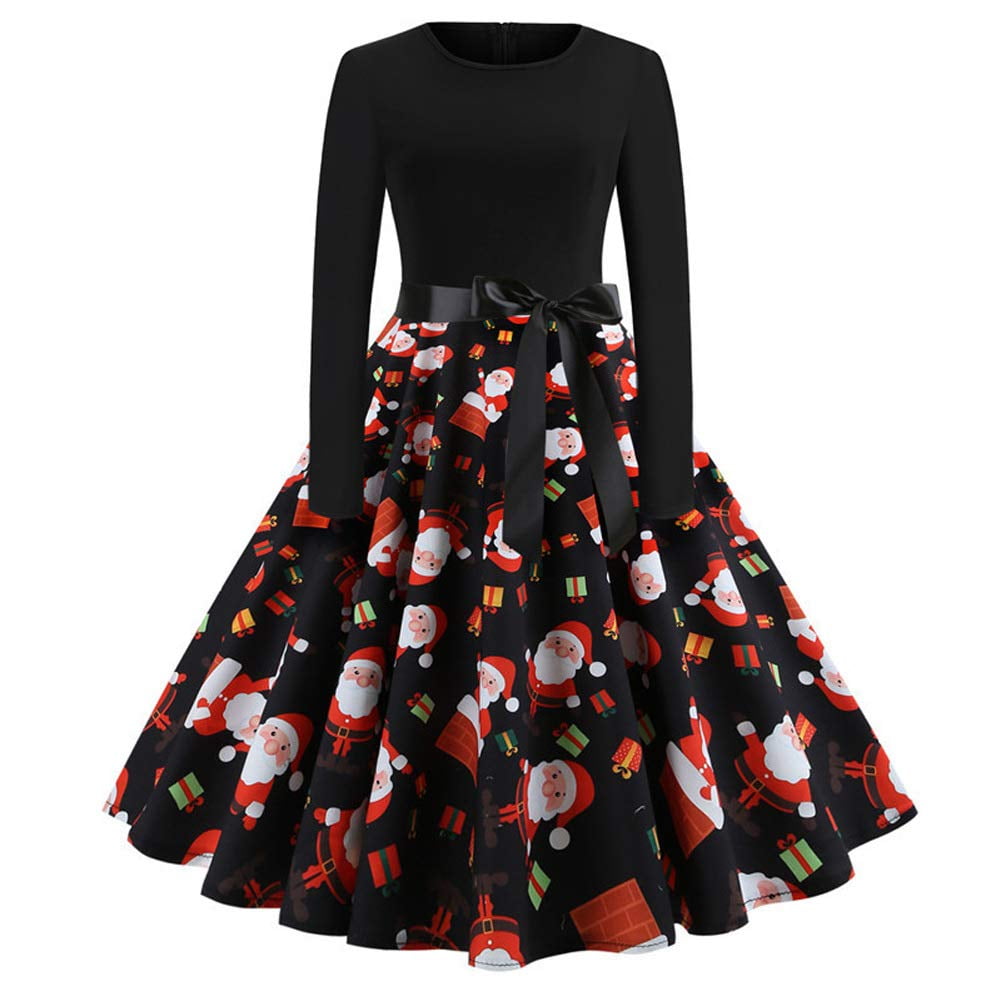 christmas skirt womens 50s