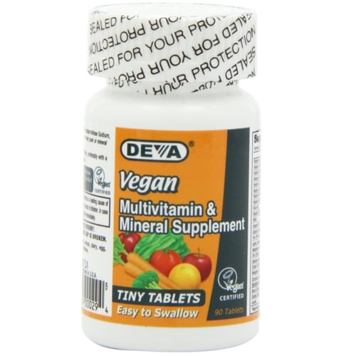 Deva Vegan Multivitamin And Mineral Supplement Tablets 90 Ea
