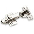 thumbnail image 2 of Berta 110 Degree Full Overlay Soft Closing Clip on Frameless Cabinet Hinges (6 Pack), 2 of 6