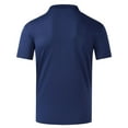 thumbnail image 3 of KBODIU Womens Tops Sport Cool Dry Moisture-Wicking Performance Golf Polo Shirts Summer Tops for Women Navy M, 3 of 5