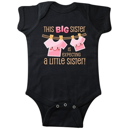 

Inktastic This Big Sister is Expecting a Little Sister Gift Baby Girl Bodysuit