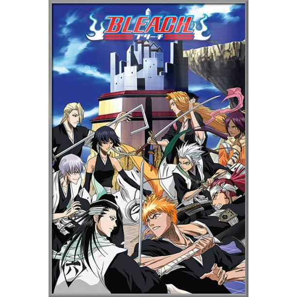 Bleach Framed Manga Anime Tv Show Poster Print Soul Reaper Clash Size 24 X 36 Walmart Com Walmart Com