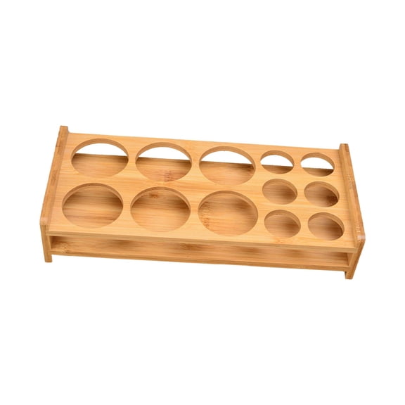Tray Holder Drink Cup Storage Holder Serving Tray Display Rack Glasses Rack Serving Holder for Kitchen Cabinet Party 12 Hole