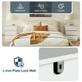 thumbnail image 4 of Resenkos 3-Drawer Bedside Nightstand with Waterproof Top and Smooth Gliding Drawers - White, 4 of 12