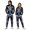 Z80-Black, variant on Men's Skeleton Halloween Jumpsuit Costume, Black bone-printed skeleton One-Piece, Breathable Air-Layer Polyester, Sizes