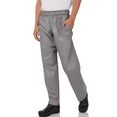 thumbnail image 4 of Chef Works Men’s Chef Pants, Black Baggy Chef Pants for Men with Elastic Waist and Pockets, Small, 4 of 5