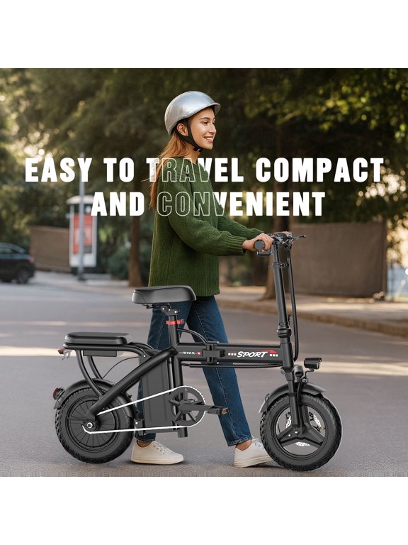 Multiple models of foldable 500W electric bicycles, 19.9MPH dual suspension disc-braked electric bicycles,Class 2, UL 2849
