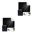 thumbnail image 4 of Wosthever Persianas opacas ajustables negras para dormitorio - Atmósfera para dormir Privacidad Persianas opacas portátiles personalizables Type3 NO3, 4 of 6