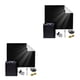 thumbnail image 1 of Persianas opacas Wosthever de tela para dormitorio negro 1.45*2m 2Conjunto, 1 of 6