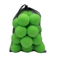 thumbnail image 2 of Mornei 20 Pieces Tennis Balls 2.52" Dia for Activities Tennis Enthusiasts Beginners Green, 2 of 9