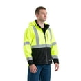 thumbnail image 3 of Men's Hi-Vis Class 3 Hooded Softshell Jacket - YELLOW - M, 3 of 6