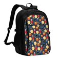 thumbnail image 1 of Balery Colorful Astronomy Mochila con carga USB para hombre y mujer - Mochila impermeable y antirrobo para laptop con puerto USB para viajes, trabajo, 1 of 7