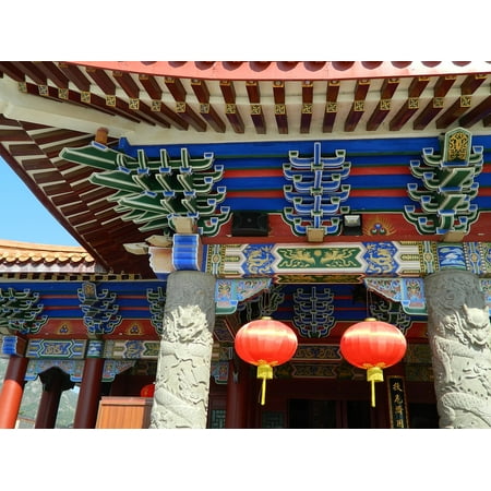 - Canvas Print Eaves Chinese Ancient Architecture Temple Stretched Canvas 10 x 14