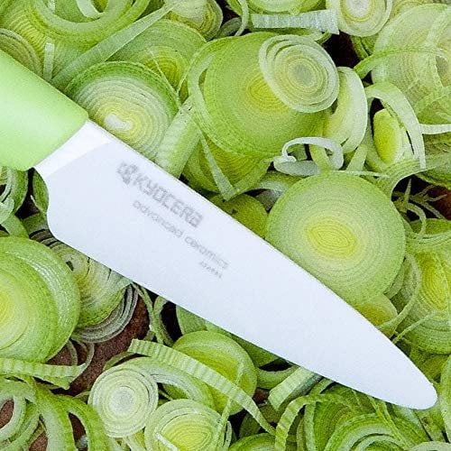 FK075WHGR by Kyocera - Kyocera Ceramic Paring Knives FK-075 WH-GR , 3,  Green