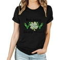 thumbnail image 2 of T-shirts de la Saint-Patrick pour Femmes T-Shirt Graphique à Manches Courtes Col Rond Saint-Patrick, 2 of 7