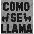 thumbnail image 2 of Como Se Llama Alpaca Animal Humor Long Sleeve TShirt Men Women Brisco Brands S, 2 of 6