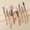 Beige, variant on Kokovifyves Makeup Brushes Kit Set 8pcs Mini Makeup Brush Set / Portable Powder Blush Eyeshadow Eyelash Travel Brush Kit
