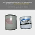 thumbnail image 4 of Oil and Fuel Filter Water Separator Filter Set For MERCRUISER 4.3 5.0 5.7 7.4 by FASWORX, 4 of 4
