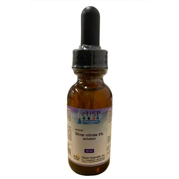DAWN SCI Silver Nitrate Solution 5%, 30 mL, New, 1 Count, 1 Pack