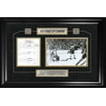 thumbnail image 1 of Bobby Orr Boston Bruins Encadré 1970 Stanley Cup « The Goal » Feuille de Pointage Collage, 1 of 9