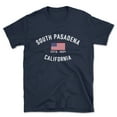 thumbnail image 1 of South Pasadena California Patriot Men's Cotton T-Shirt, 1 of 1